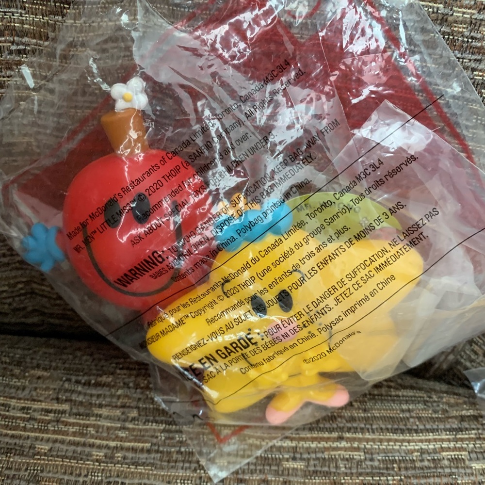 McDonald's Mr. Men and Little Miss happy meal toy 2020 figurines